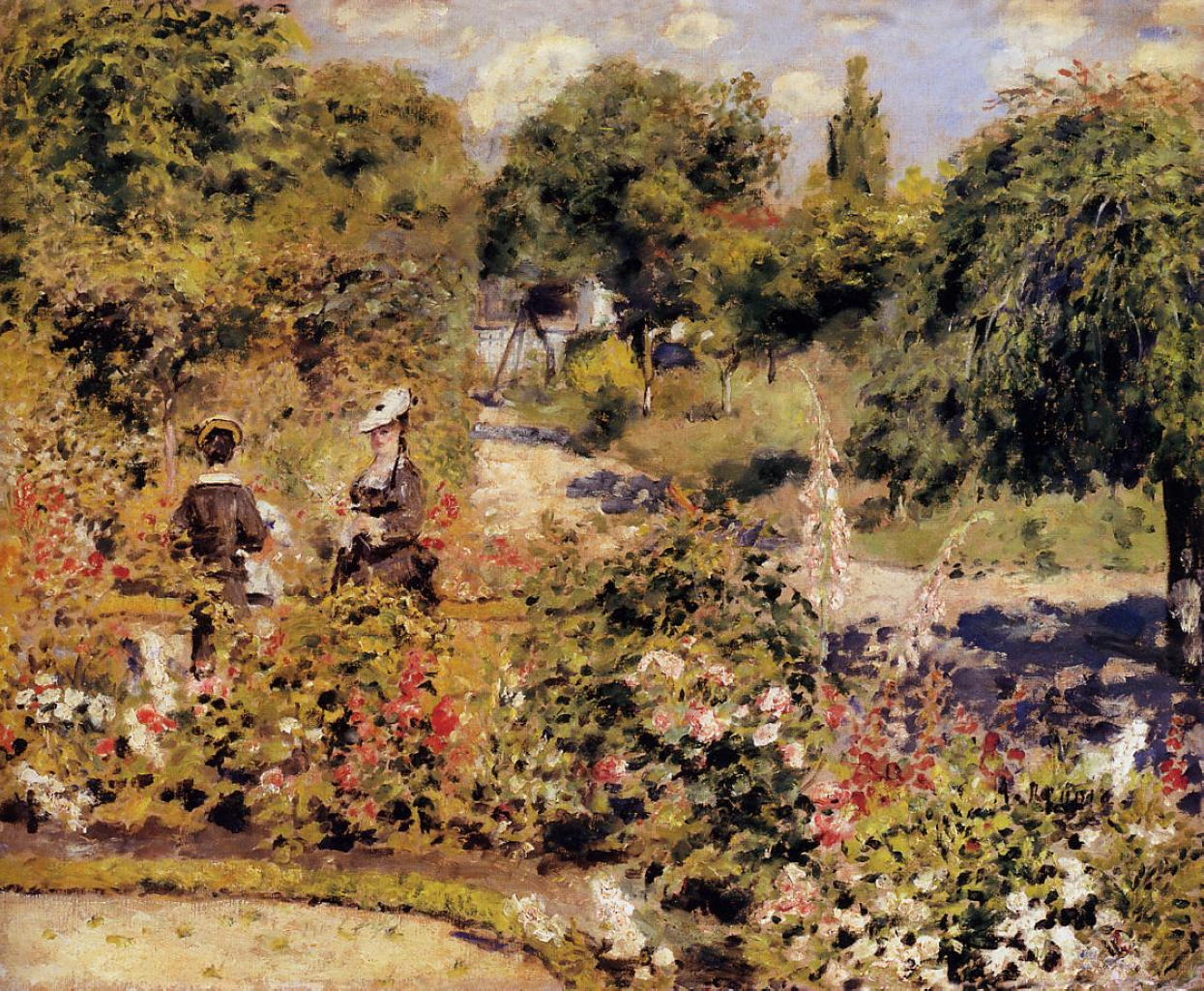 The garden at fontenay 1874